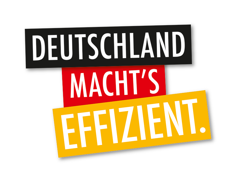 Logo Deutschlands macht's effizient.